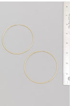Load image into Gallery viewer, Gold  Hoops